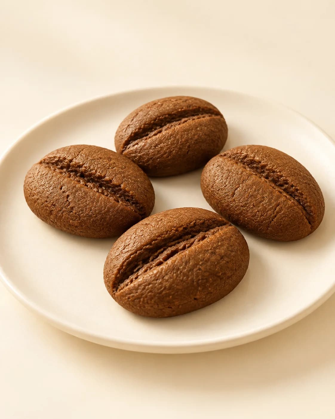 Biscoitos de café com chocolate